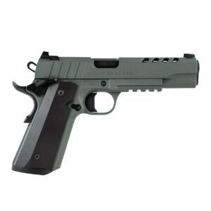 Tisas 1911 Night Stalker .45 ACP 5-inch Platinum Grey Cerakote pistol