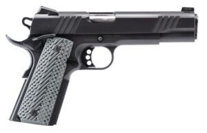 Bersa B1911 Onyx full-size .45 ACP 5-inch black pistol with gray VZ grips