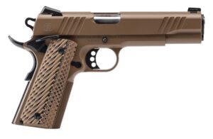 Bersa B1911 .45 ACP 5 inch FDE VZ grips stainless steel barrel