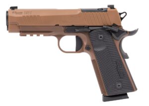 Sig Sauer 1911 XCarry 1911XCA-45-CXR3 .45 ACP Coyote PVD Black G10 Grip