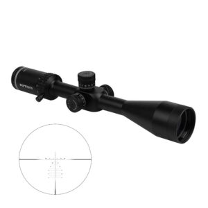 Riton 1 Conquer 6-24x50 FFP rifle scope, black, 1-inch tube
