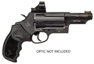 Taurus Judge T.O.R.O. Magnum revolver 3 inch barrel .45 Long Colt/.410 5-round black rubber grip optics ready