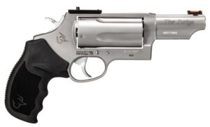 Taurus Judge T.O.R.O. 3-inch stainless revolver 45 Colt/.410 with black rubber grip