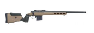 Mossberg Patriot LR 6.5 PRC MDT Oryx Tactical FDE chassis threaded muzzle