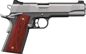 Kimber Custom CDP .45 ACP 5-inch two-tone pistol with rosewood grips and tritium sights