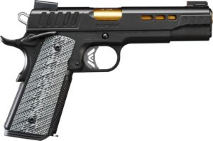 Kimber Rapide .45 ACP 5 inch pistol with gold TiN barrel and G10 WavZ grips