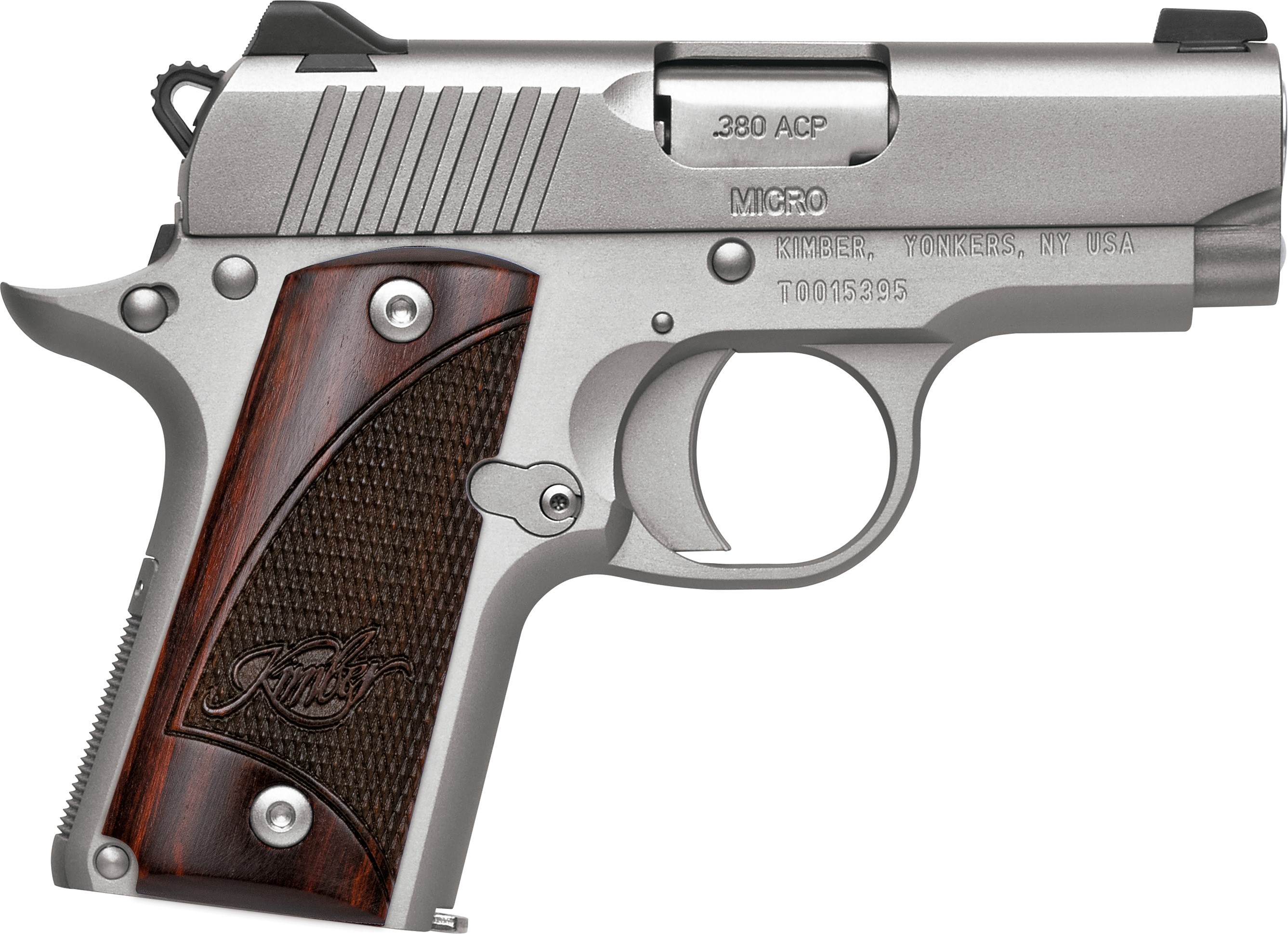 Kimber Micro Stainless Rosewood 3300207 | .380 ACP 2.75"