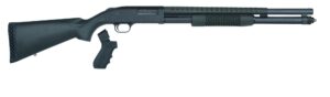 Mossberg 590 Persuader 12 Gauge 20in heat-shield barrel with black synthetic fixed pistol grip