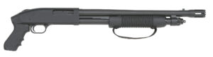 Mossberg 590 Cruiser 12 gauge 18.5 inch matte blued shotgun with black synthetic pistol grip