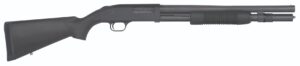 Mossberg 590 Tactical 12 Gauge with 18.5-inch barrel, matte blued finish and black synthetic stock