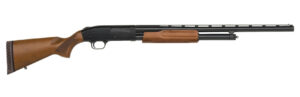 Mossberg 500 Bantam Youth 12 Gauge 24 in vent-rib shotgun, blued finish and hardwood stock
