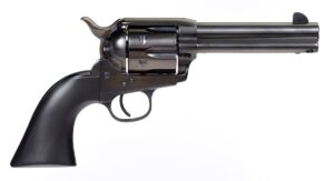 Taylors and Company Devil Anse .357 Magnum 4.75 in blued revolver with matte black walnut grip