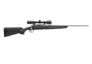 Savage Axis II XP 7mm-08 Rem 22 inch stainless barrel black synthetic stock with Bushnell 3-9x40 scope