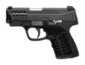 Savage Stance 9mm black micro-compact pistol with two magazines