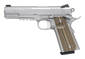 Savage 1911 Government 9mm 5-inch stainless with Picatinny rail and VZ G10 grips