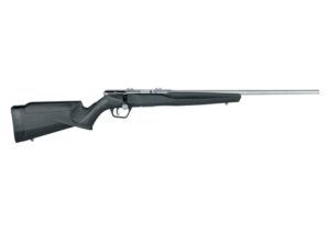 Savage B22 FVSS bolt-action .22 LR rifle, 21-inch stainless heavy barrel, black synthetic stock
