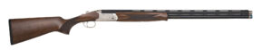Mossberg Gold Reserve Over/Under .410 Bore sporting shotgun with polished silver engraved receiver and walnut stock
