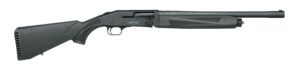 Mossberg 940 Pro Tactical 12 GA shotgun side view, 18.5-inch barrel, black finish