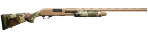 Charles Daly 301 12 Gauge pump shotgun 28-inch vent rib barrel woodland camo stock FDE receiver