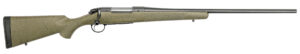 Bergara B-14 Hunter .22-250 Rem bolt-action rifle with Cerakote barrel and green SoftTouch synthetic stock
