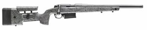 Bergara B-14R .17 HMR Trainer rifle with grey/black molded mini-chassis stock