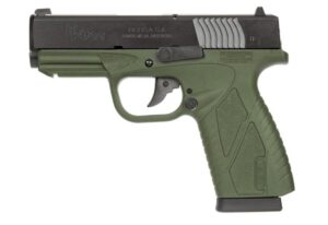 Bersa BPCC 9mm pistol olive drab green frame black slide 3.3 inch barrel