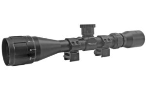 BSA Sweet 22 AO 3-9x40mm rifle scope in matte black with dovetail rings