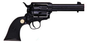 Chiappa 1873 SAA revolver 4.75 inch blued barrel black polymer grips dual cylinder