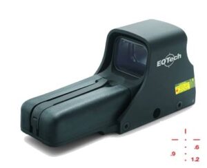 EOTech 552 XR308 holographic weapon sight matte black with XR308 reticle