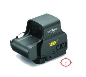 EOTech EXPS2-2 holographic red dot sight, 68 MOA ring with two 1 MOA dots, black