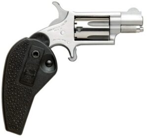 North American Arms Mini Revolver .22 LR 1.12in stainless with black holster grip