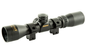 Konus KonusPro 4x32mm rifle scope matte black engraved 30/30 reticle with rings