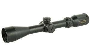 Konus KonusPro 550 3-9x40 matte black rifle scope with illuminated ballistic reticle
