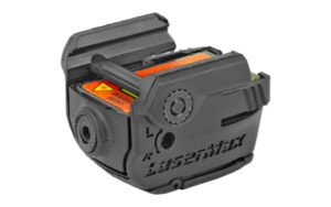 LaserMax Micro II rail-mounted red laser for subcompact pistols, black housing