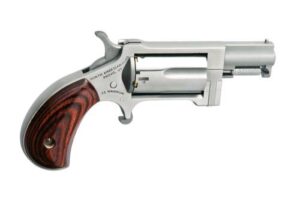 North American Arms Sidewinder NAA-SWC 1.5in stainless 5-shot revolver with rosewood bird's-head grip