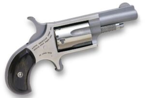 North American Arms NAA-22LLR .22 LR mini-revolver in stainless with Rosewood bird's head grip