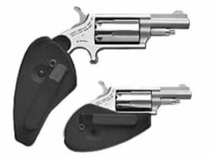 North American Arms NAA-22MC-HG Mini-Revolver stainless holster grip .22 WMR/.22 LR