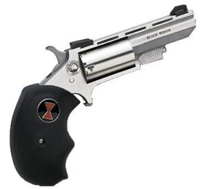 North American Arms Black Widow 2in vent rib stainless mini-revolver, .22 WMR/.22 LR, 5-shot