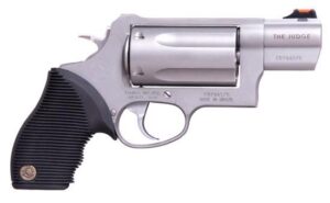 Taurus Judge Public Defender stainless revolver .45LC/.410 5rd black rubber grip