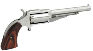 North American Arms The Earl 4-inch stainless mini-revolver with rosewood boot grip