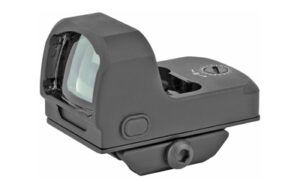 UTG OP3 Micro reflex sight with 4 MOA green dot on adaptive Picatinny base, matte black