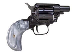 Heritage Barkeep Boot .22 LR revolver with gray pearl bird's-head grip and 6-round cylinder