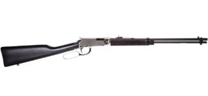 Rossi Rio Bravo RL22181WD-NI .22 LR 18-inch lever-action rifle nickel receiver hardwood stock
