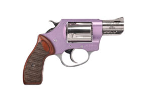 Charter Arms Coyote 53804 lavender .380 ACP 2-inch ported revolver with rosewood grip