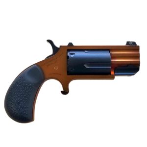 North American Arms PUG Dusk PVD .22 WMR 1in mini-revolver black rubber grips