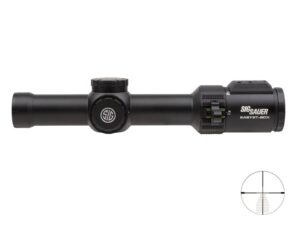 Sig Sauer Easy6-BDX 1-6x24mm scope with illuminated BDX-R2 digital reticle and 30mm main tube