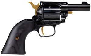 Heritage Barkeep BK22B2-GLD .22 LR 2.68 in black oxide revolver with gold control accents