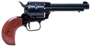 Heritage Rough Rider .22 LR/.22 WMR 4.75 inch blued revolver with cocobolo bird head grip