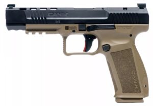 Canik METE SFx HG5635-N 9mm pistol Flat Dark Earth frame black slide 5.2in