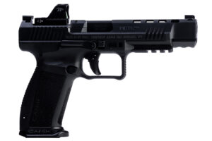 Canik METE SFx 9mm pistol in black with MeCanik MO1 optic and 20-round magazine